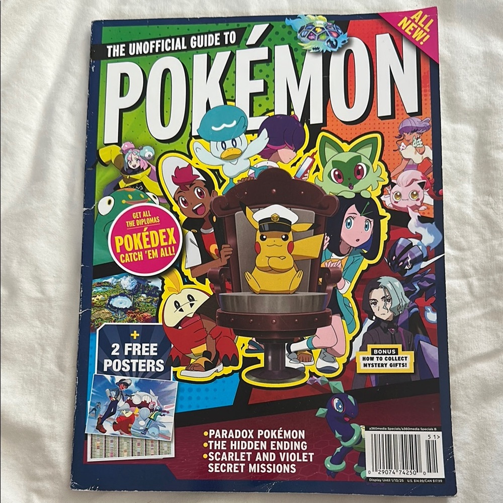 Pokemon Guide with Colorful Characters